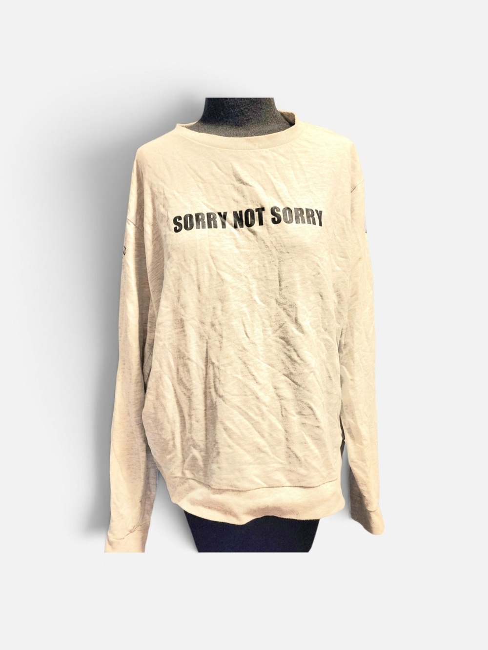 H&M Crewneck Tee "SORRY NOT SORRY"